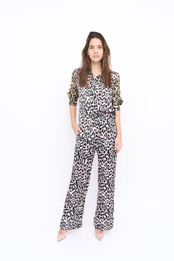 Camilla Blouse in Leo mix print