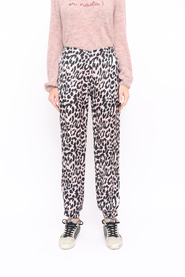 Allegra Pants in Leo beige print